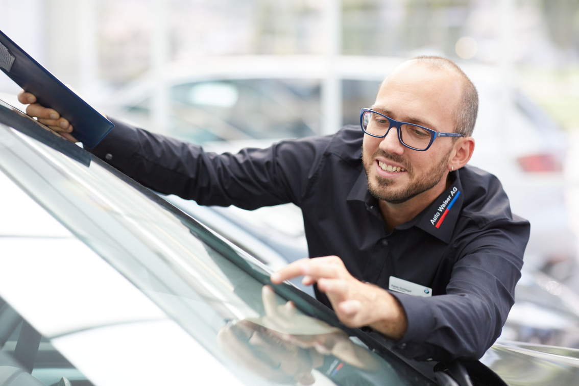 BMW in der Auto Walser Werkstatt